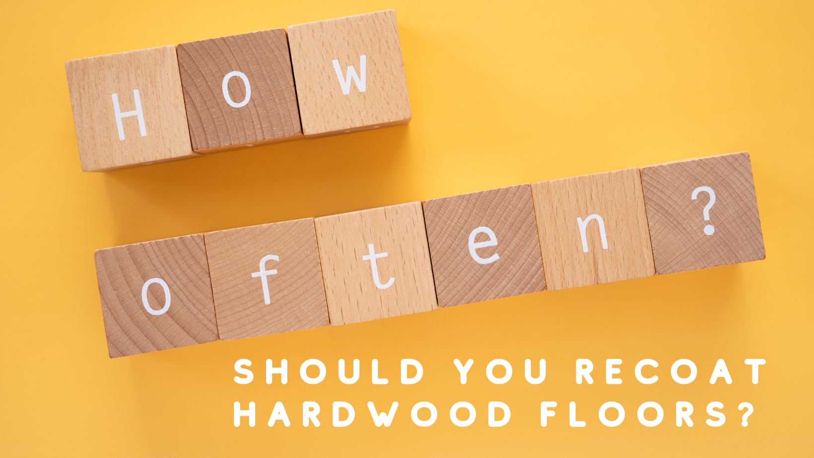 Recoat Hardwood Floors